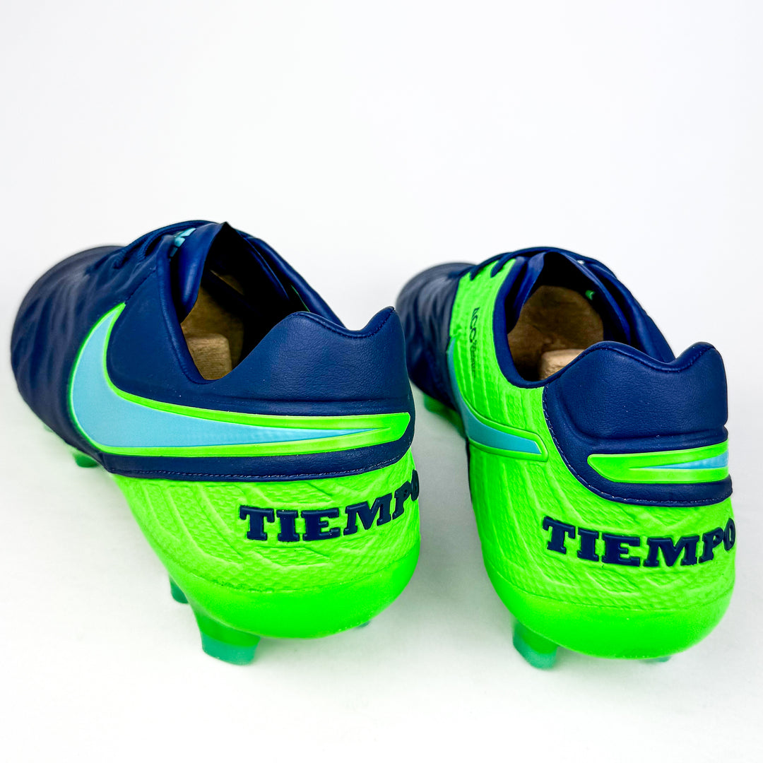 Nike Tiempo Legend VI Elite FG - Coastal Blue/Polarized Blue/Rage Green *Brand New*