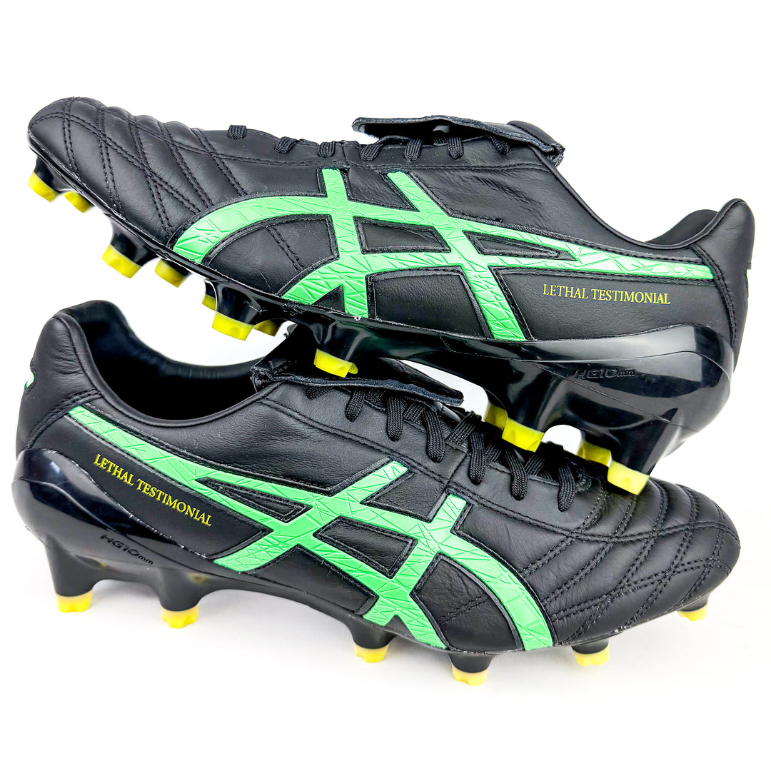 ASICS Lethal Testimonial 4 IT FG - Black/Vital Green *Brand New*