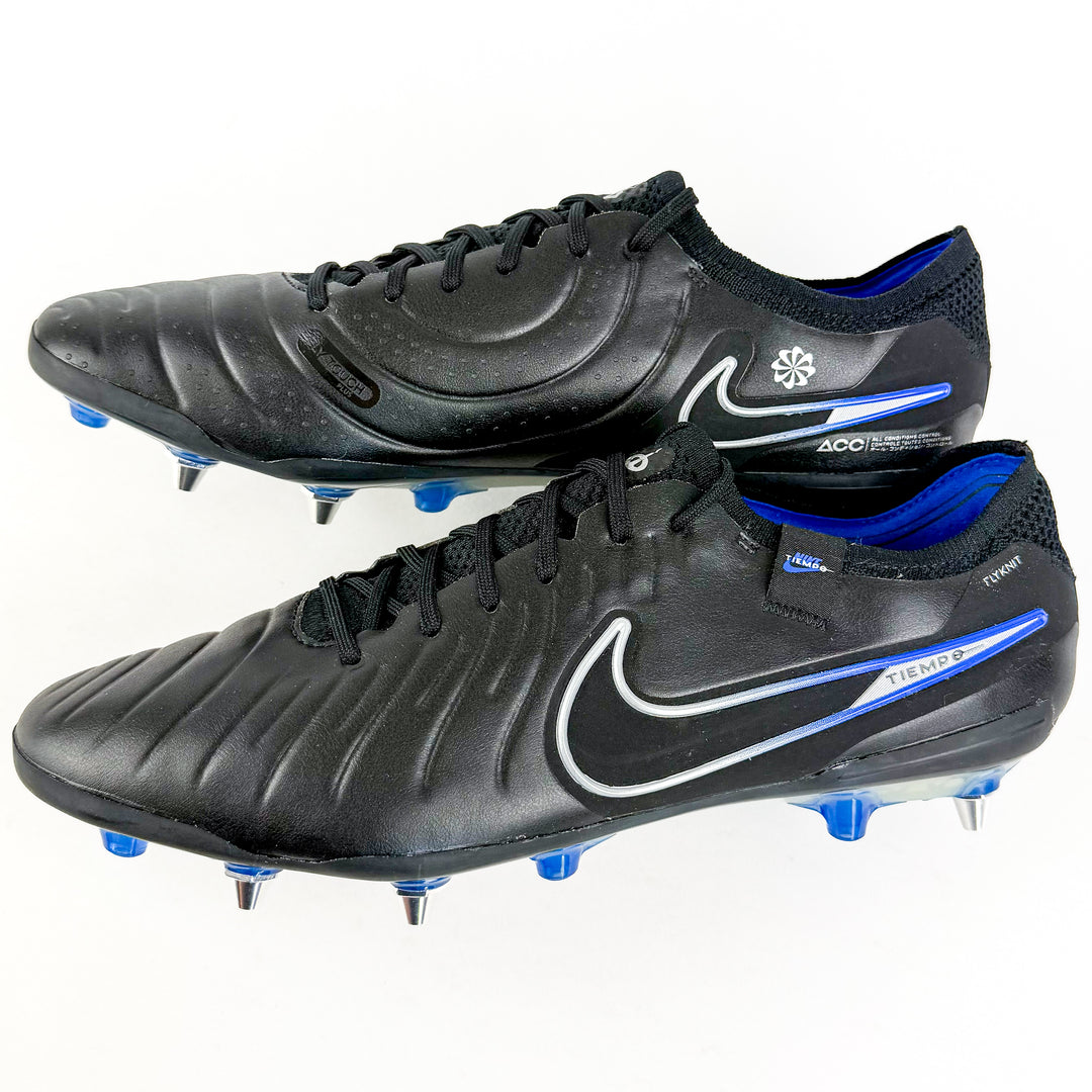 Nike Tiempo Legend 10 Elite SG-Pro  - Black/Hyper Royal/Chrome *Brand New*