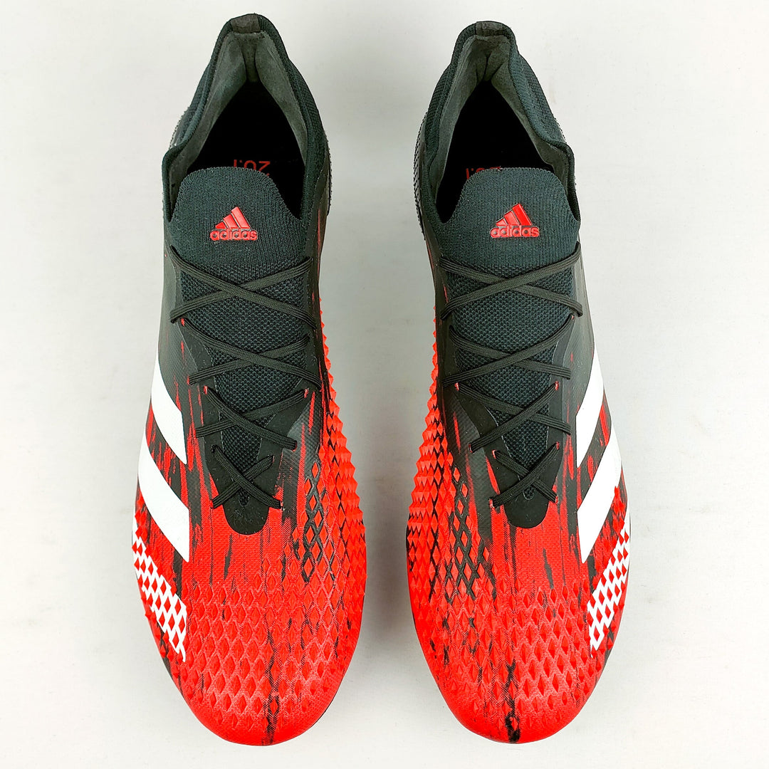 Adidas Predator 20.1 Mutator Low FG - Black/Active Red/White *Brand New*