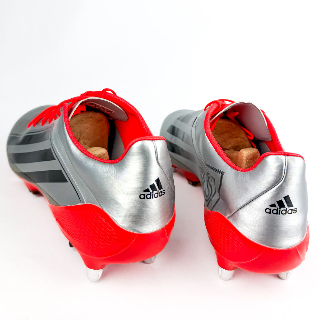 Adidas Adizero RS7 4.0 Pro SG - Silver Metallic/Core Black/Solar Red *As New*