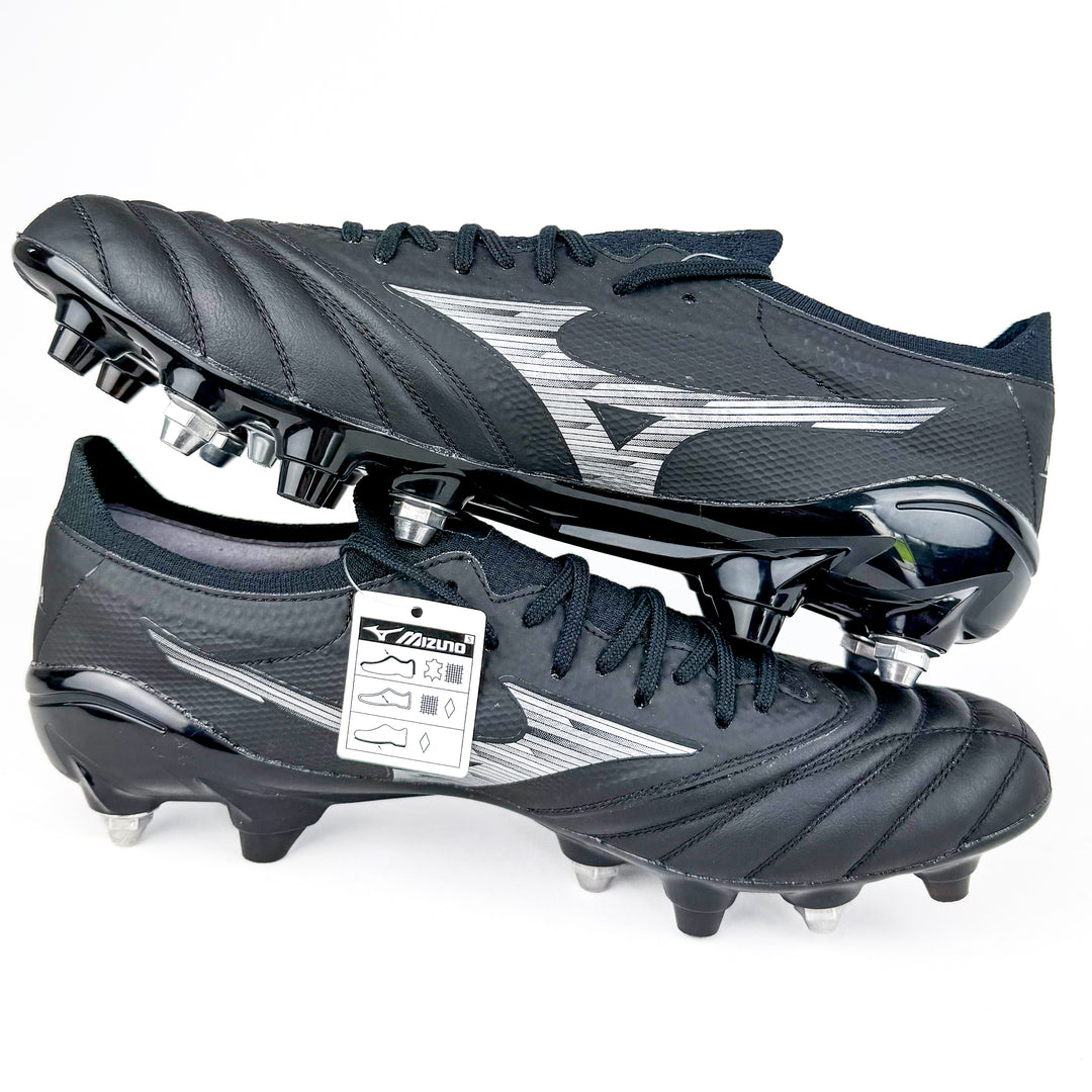 Mizuno Morelia Neo IV Beta Elite SG  - Black/Galaxy Silver/Black *In Box*
