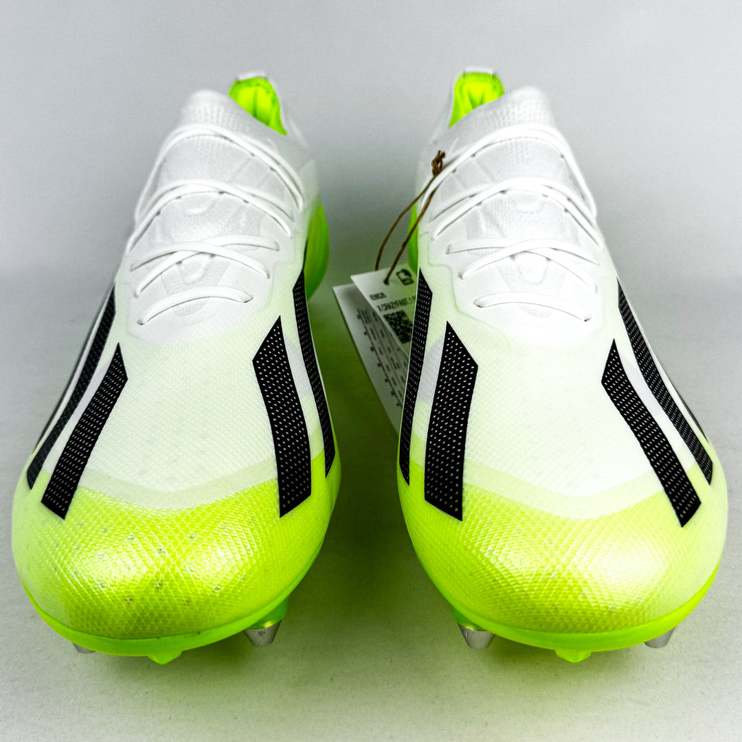 Adidas X Crazyfast .1 SG - White/Lucid Lemon/Core Black *Brand New*