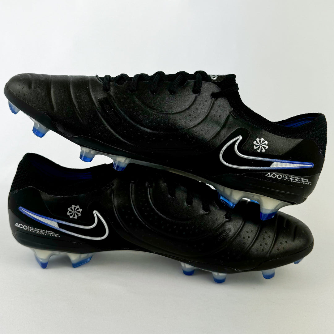 Nike Tiempo Legend 10 Elite FG  - Black/Hyper Royal/Chrome *In Box*