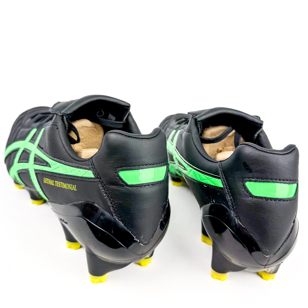 ASICS Lethal Testimonial 4 IT FG - Black/Vital Green *Brand New*