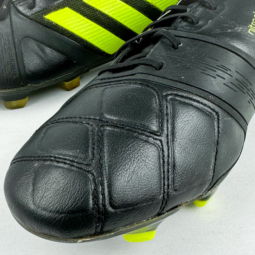 Adidas Nitrocharge 1.0 FG - Core Black/Slime *Pre-Owned*