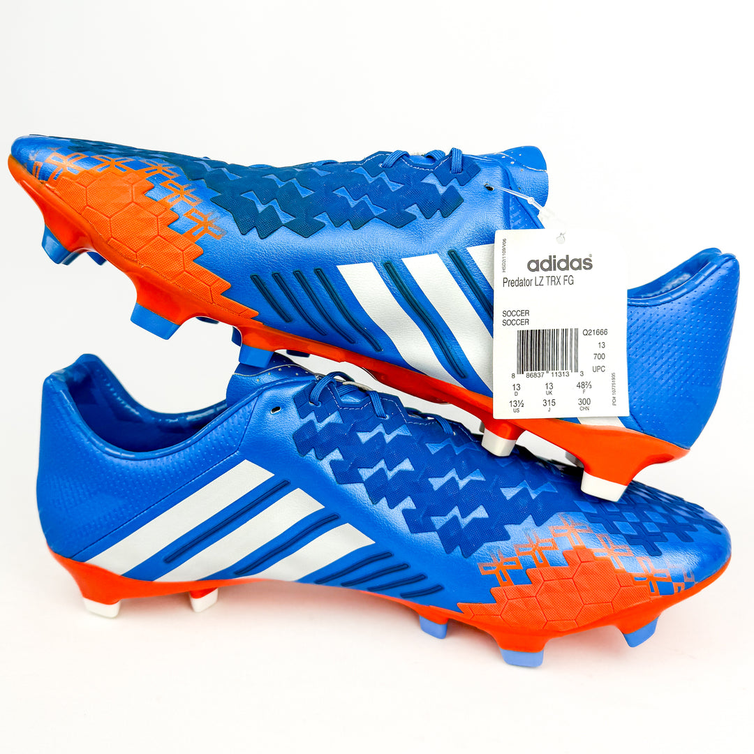 Adidas Predator LZ II FG - Blue/Orange/ White *Brand New*