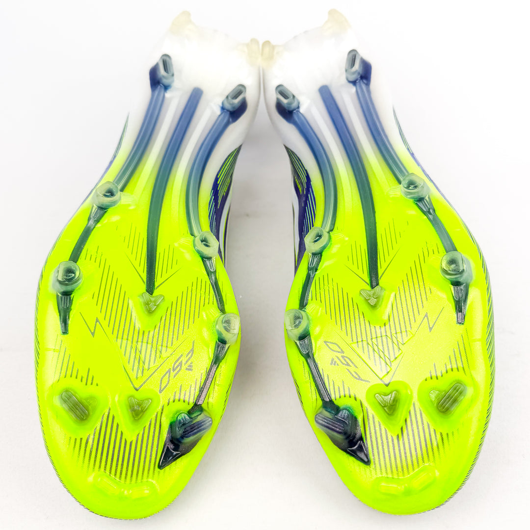 Adidas F50 Elite FG - Purple Rush/White/Lucid Lemon *Laced Mod*