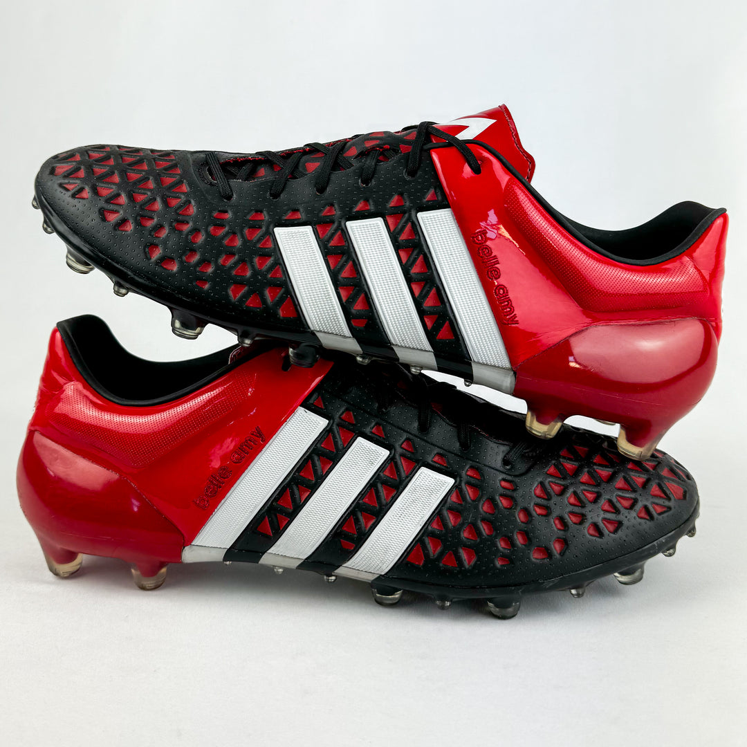 Adidas Ace 15.1 FG - Mi-Adidas - Black/Solar Red/White *Pre-Owned*