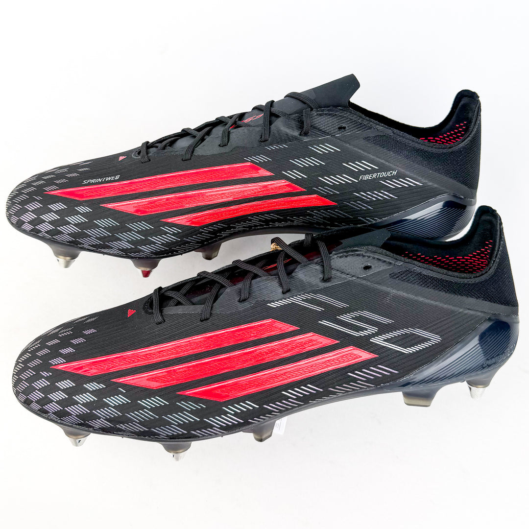 Adidas F50 Elite SG - Core Black/Lucid Red/Silver Metallic *In Box*