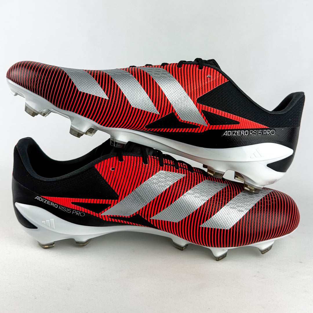 Adidas Adizero RS15 Pro FG - Core Black/Solar Red/Silver Metallic *In Box*