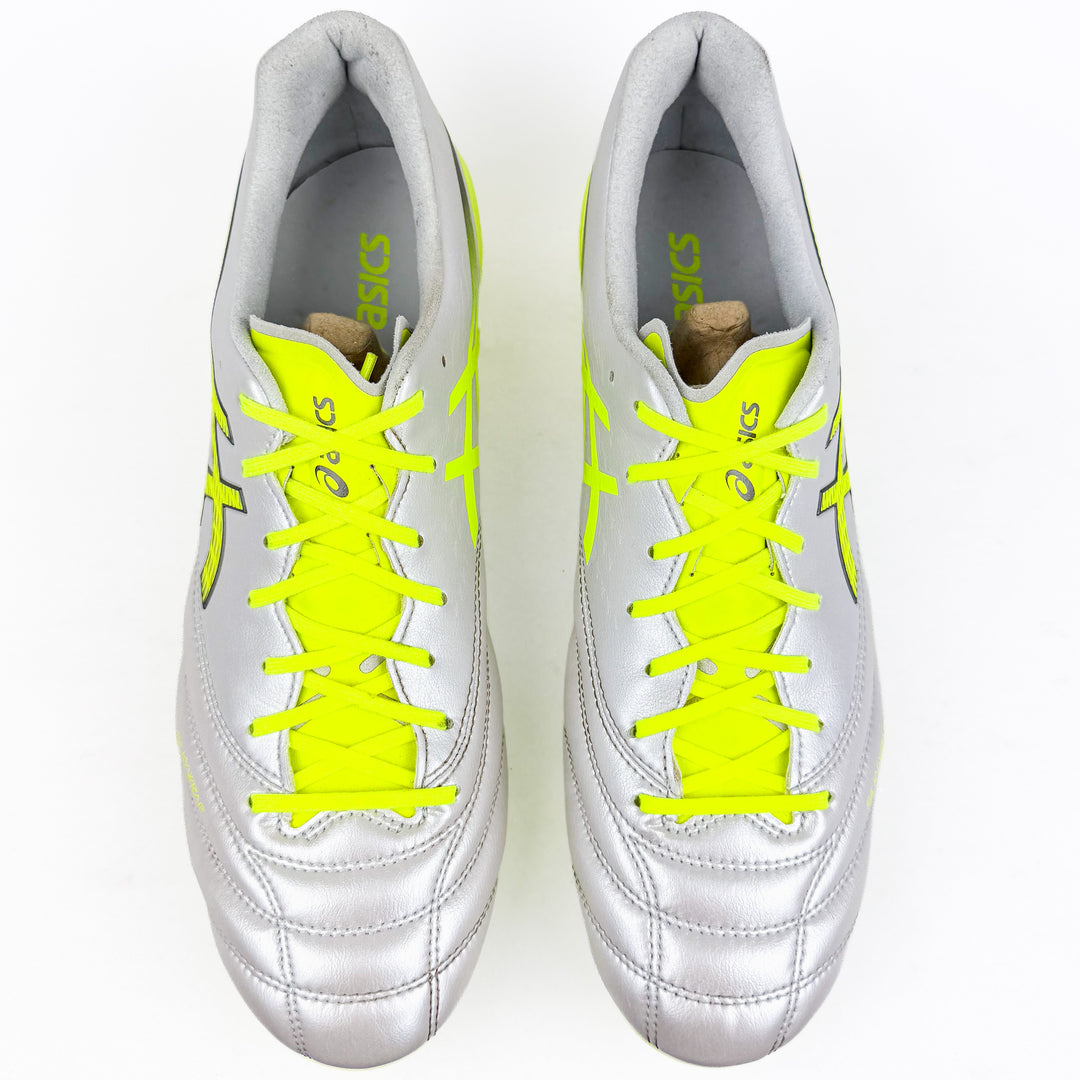 ASICS DS Light X-Fly 6 FG - Cloud Grey/Safety Yellow *Wore Once*