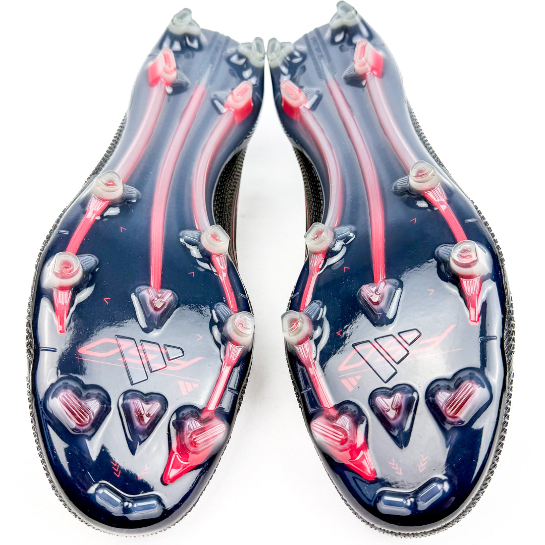 Adidas F50 Elite FG - Black/Iron Metallic/Lucid Red *Rodrygo Custom*