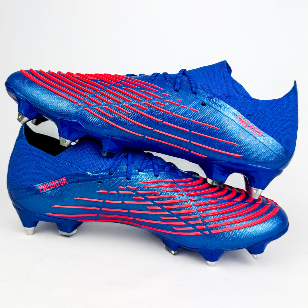 Adidas Predator Edge .1 Low SG - Hi-Res Blue/Turbo *Pre-Owned*