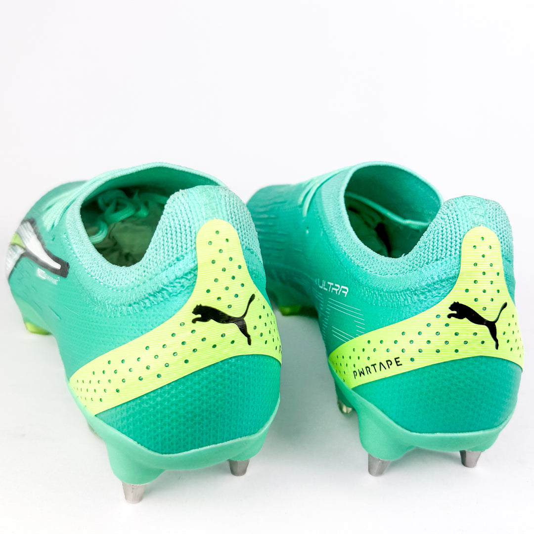Puma Ultra Ultimate SG - Peppermint/Fast Yellow/White *Brand New*