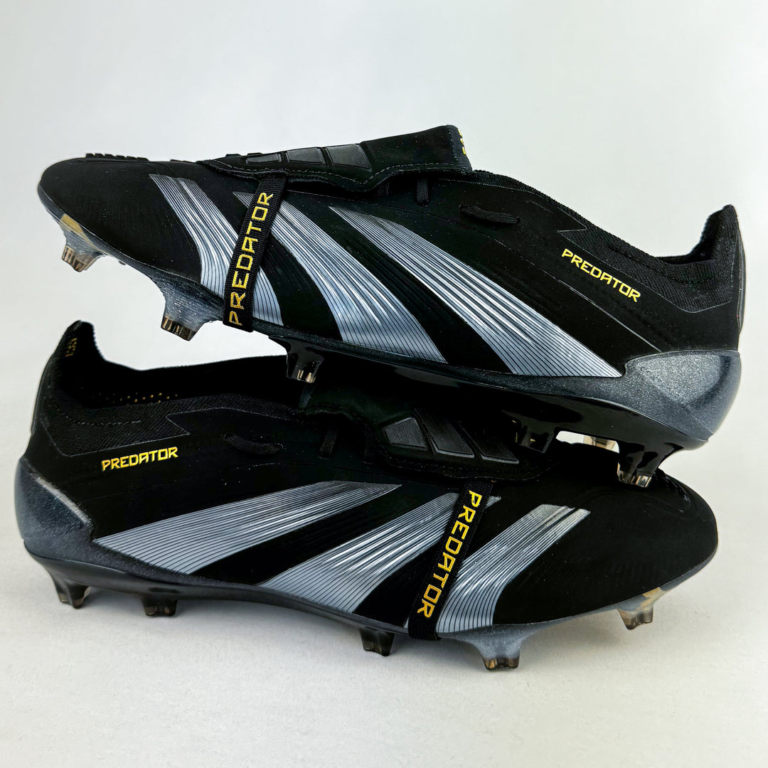 Adidas Predator Elite FT Tongue FG - Core Black/Gold Metallic/Carbon *Brand New*