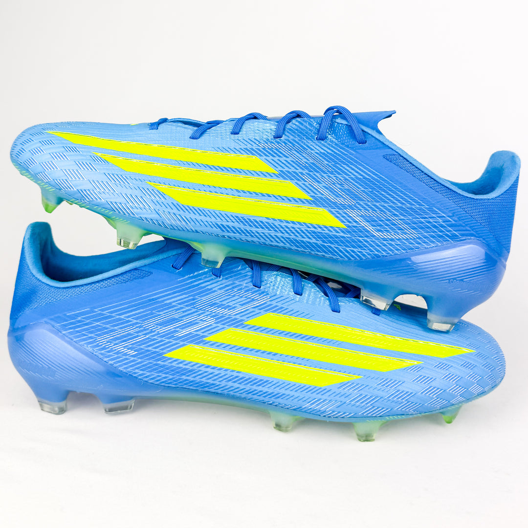 Adidas F50 Elite FG - Lucid Ray Blue/Team Solar Yellow/Lucid Aquamarine *Player-Issued*