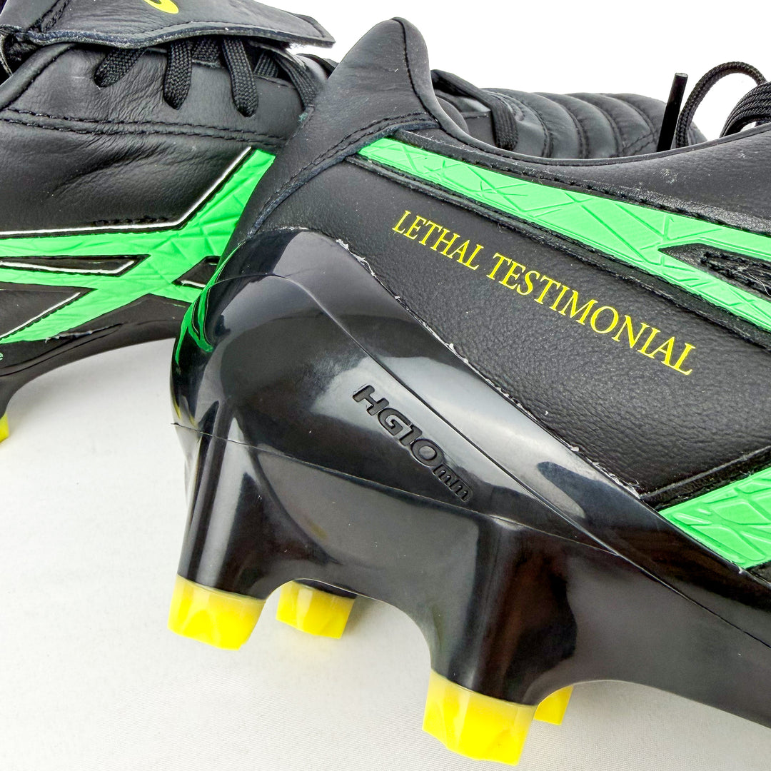 ASICS Lethal Testimonial 4 IT FG - Black/Vital Green *Brand New*