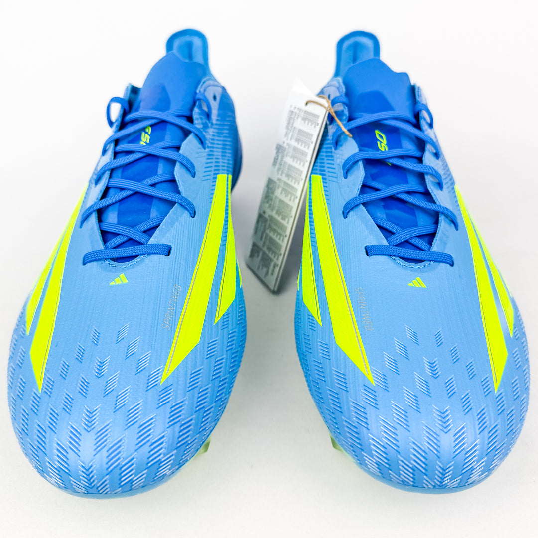 Adidas F50 Elite FG - Lucid Ray Blue/Team Solar Yellow/Lucid Aquamarine *In Box*