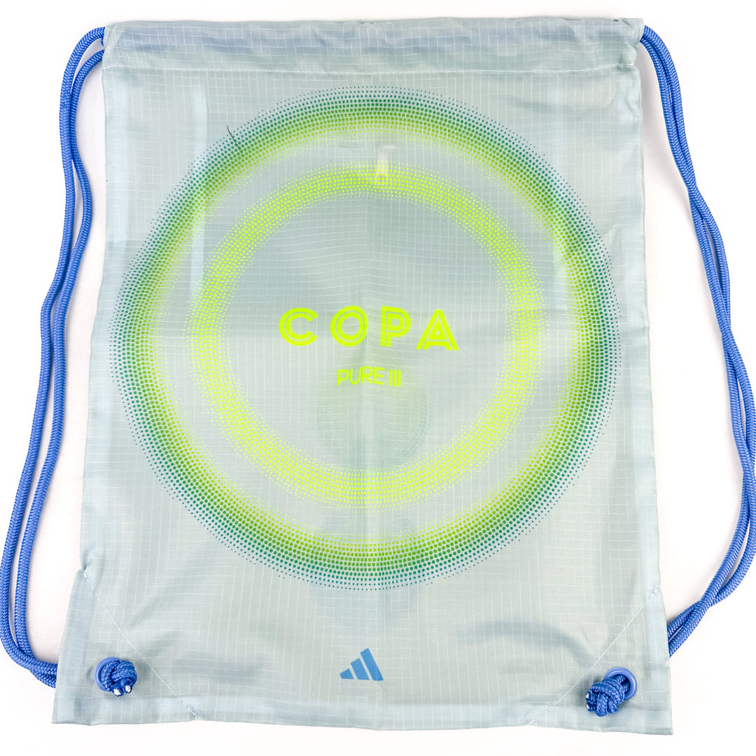 Adidas Copa Pure III Elite FG - Halo Blue/Blue Fusion/Lucid Lemon *Laced Mod*