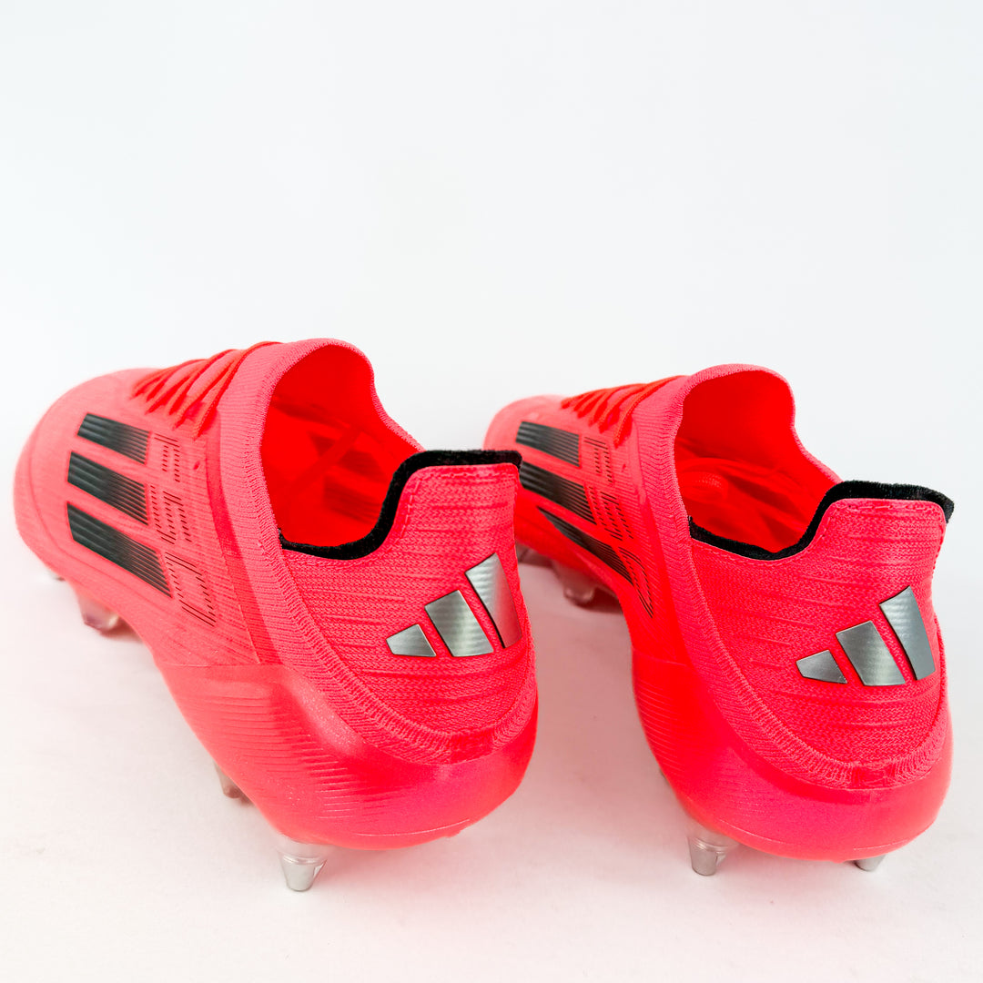 Adidas F50 Elite SG - Turbo/Aurora Black/Platinum Metallic *Laced Mod*