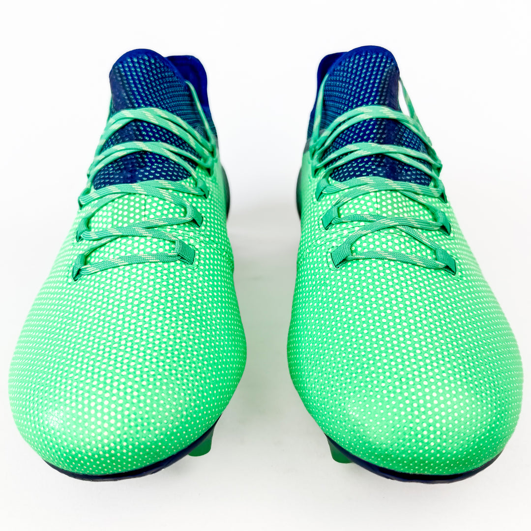 Adidas X 17.1 FG - Aero Green/Unity Ink/Hi-Res Green *Wore Once*