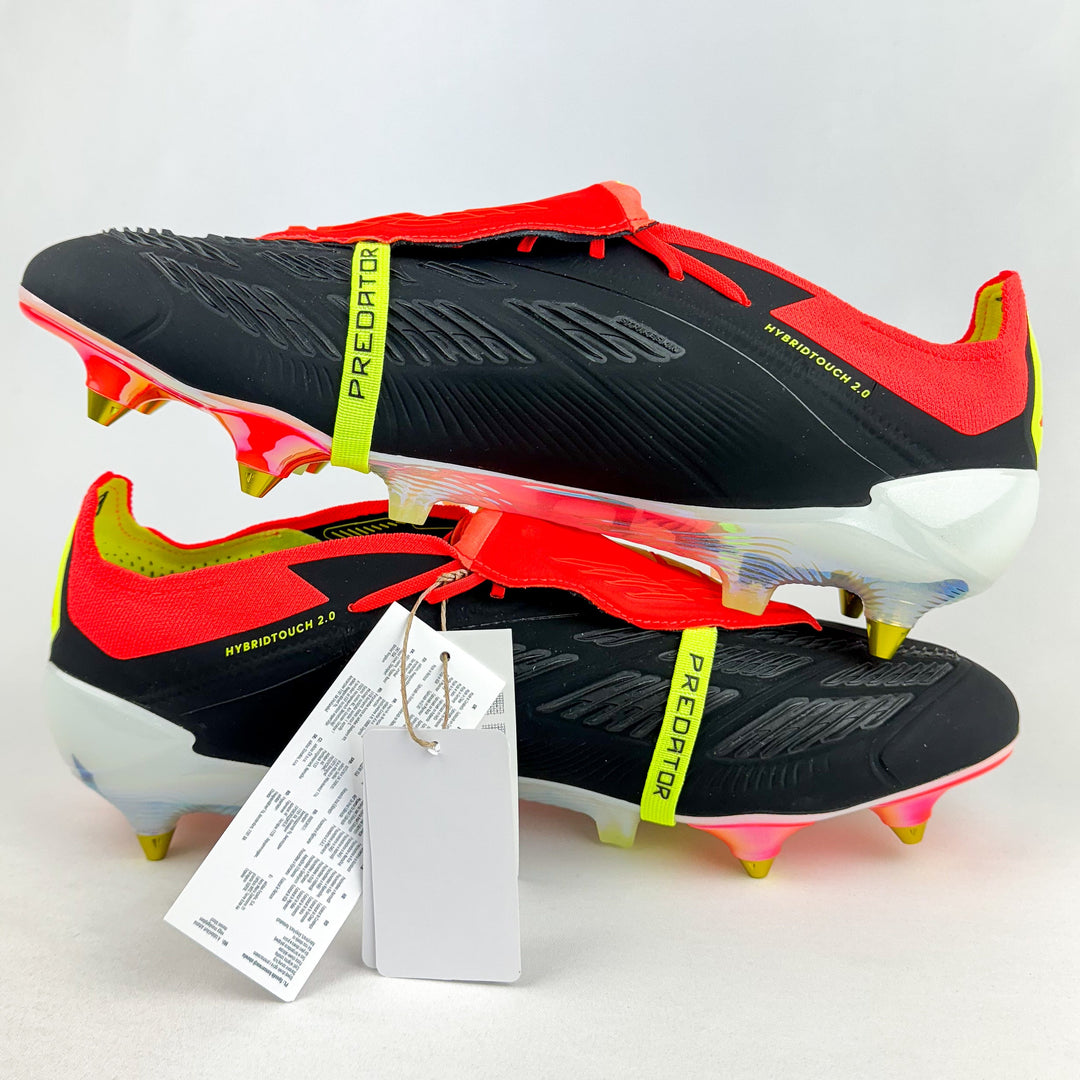 Adidas Predator Elite Tongue FT SG - Black/Solar Red/Solar Yellow/White *In Box*