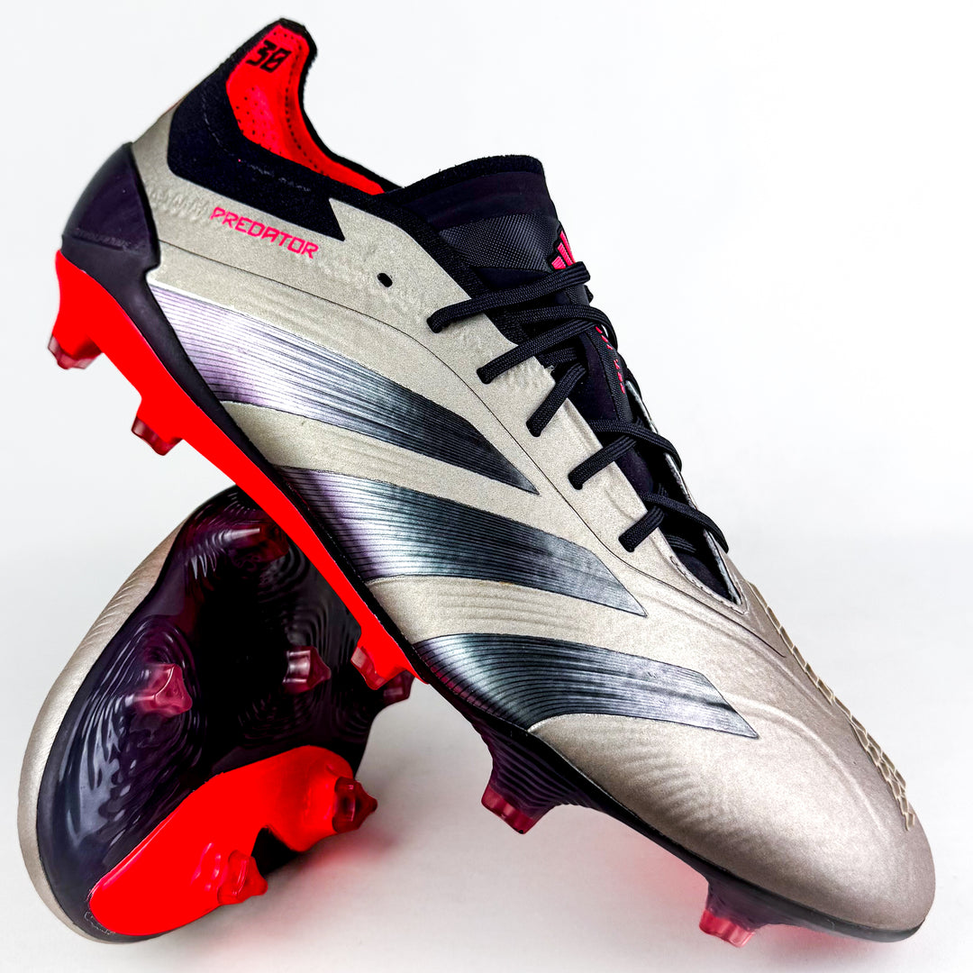 Adidas Predator Elite FG - Platinum Metallic/Aurora Black/Carbon *In Box*