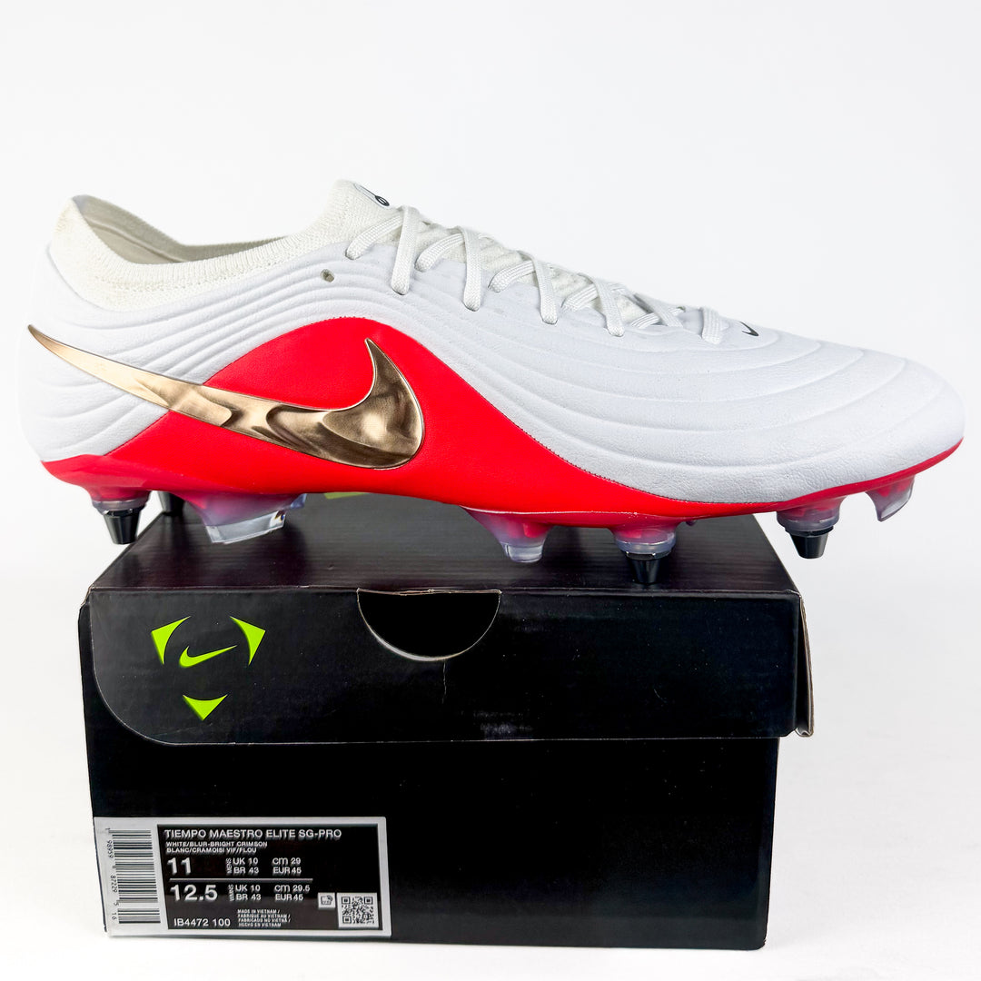 Nike Tiempo Maestro Elite SG-Pro - White/Bright Crimson/Blur *In Box*