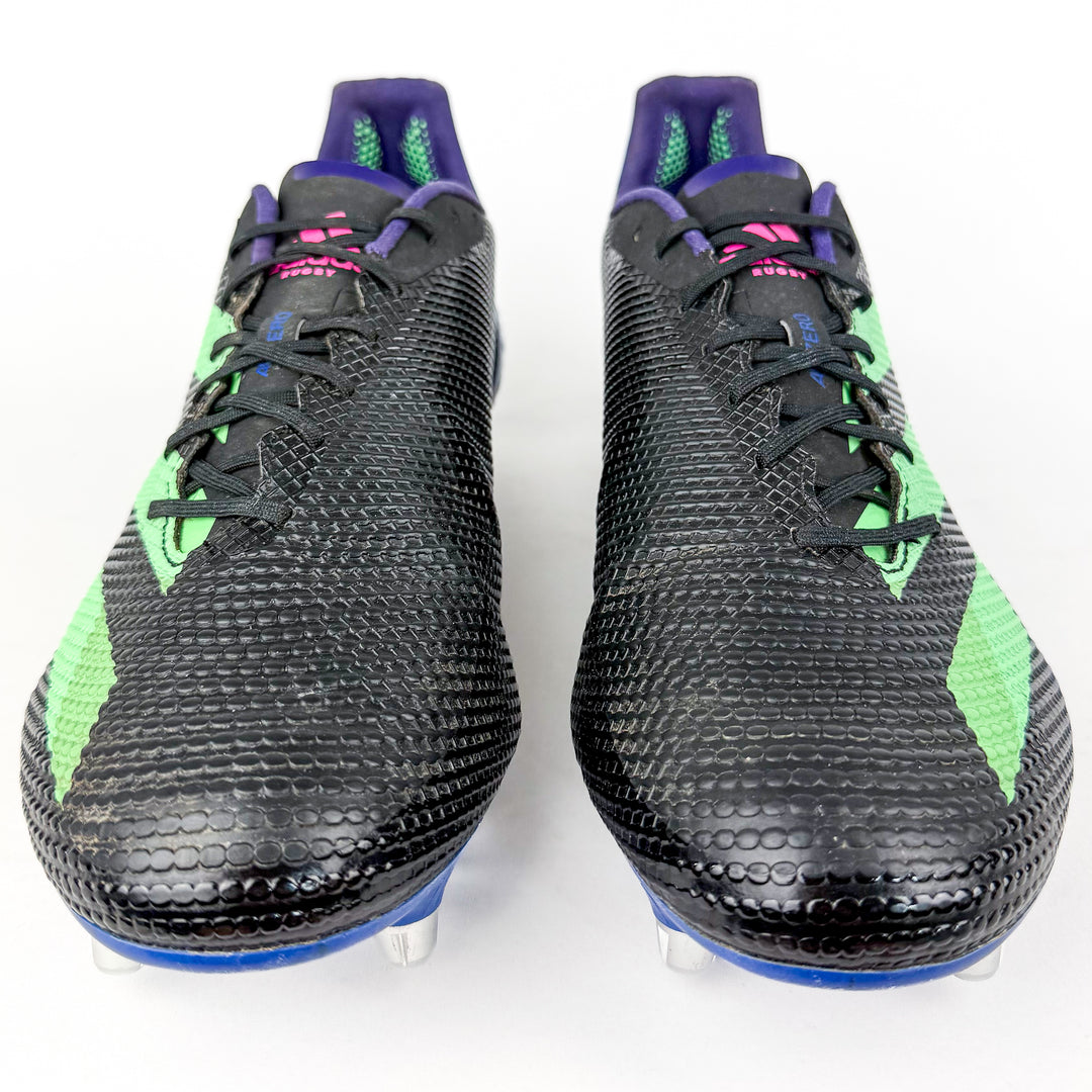 Adidas Adizero RS7 SG - Core Black/Beam Green/Team Shock Pink/Purple *Wore Once*
