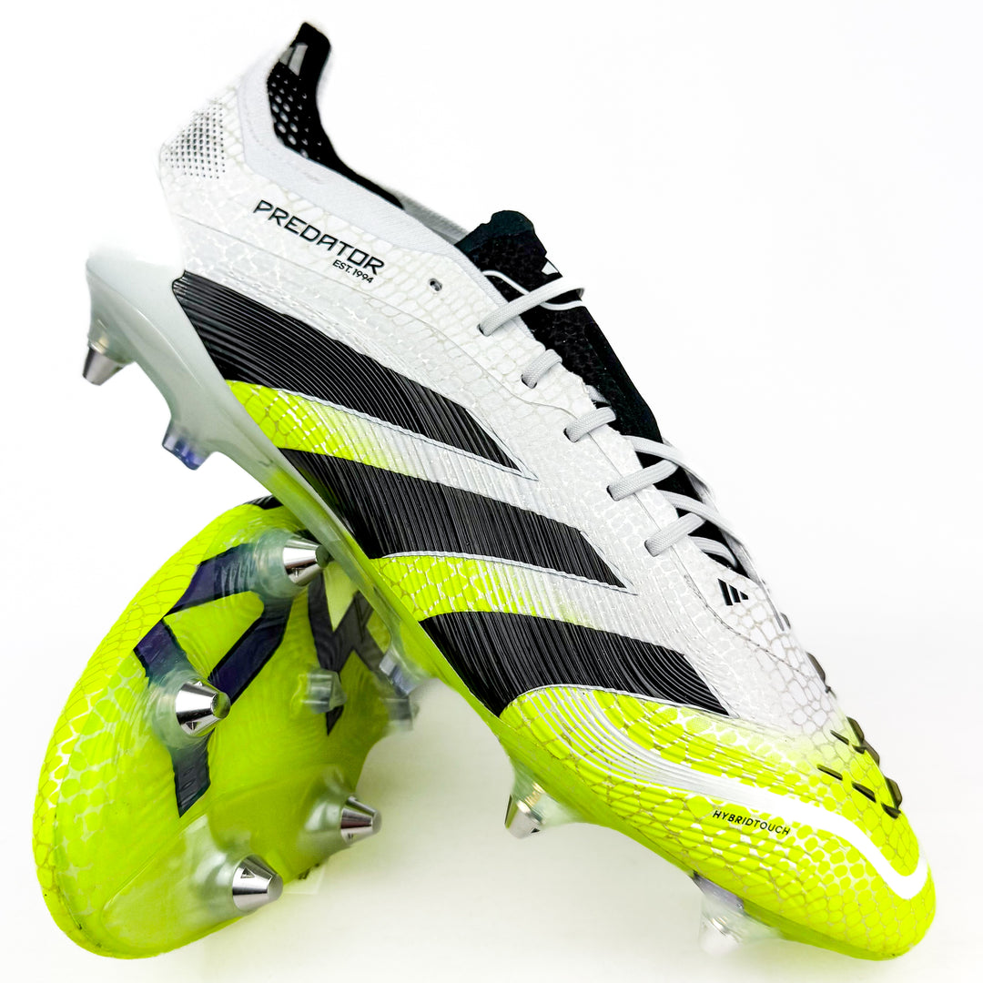 Adidas Predator Elite SG - White/Core Black/Lucid Lemon *In Box*