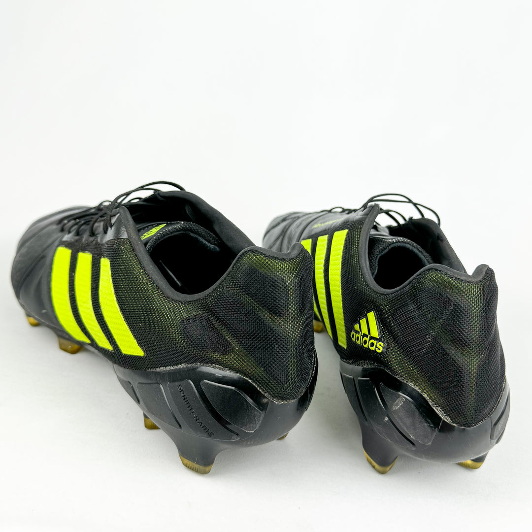 Adidas Nitrocharge 1.0 FG - Core Black/Slime *Pre-Owned*