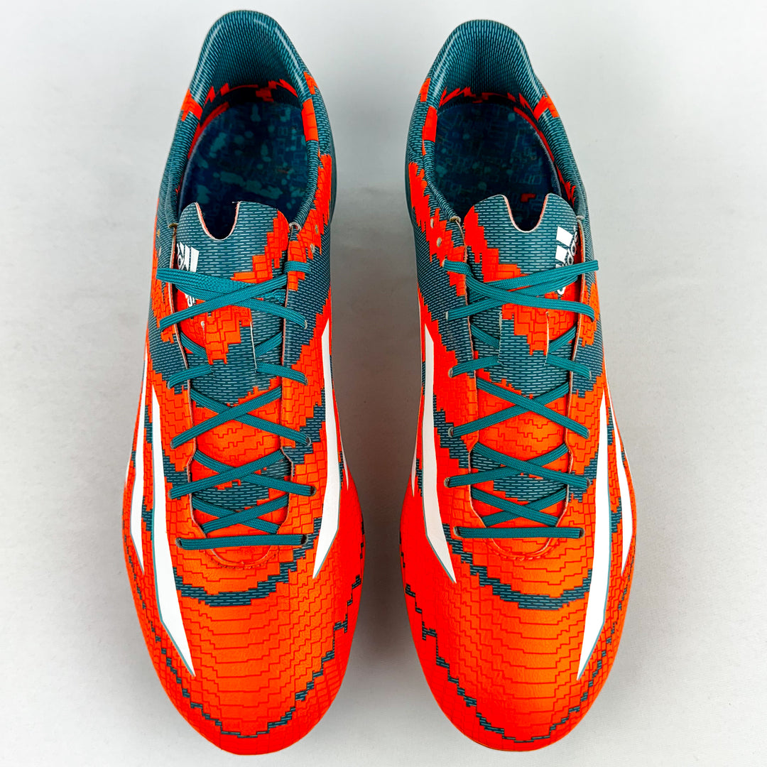 Adidas F50 Adizero 2014 FG - Messi Mirosar10 - Power Teal/White/Solar Orange *As New*