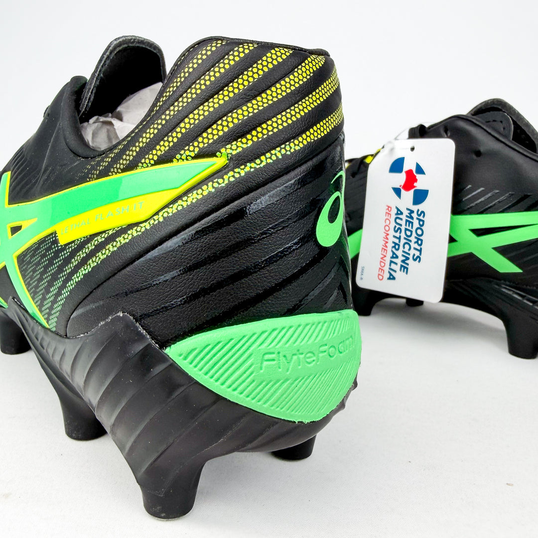 ASICS Lethal Flash IT FF 3 FG - Black/Vital Green *Brand New*