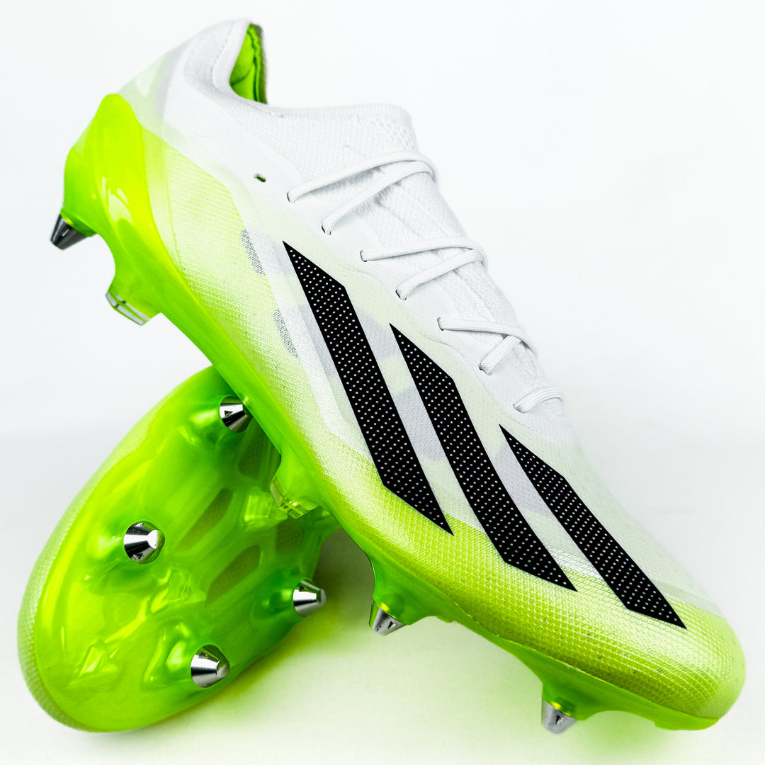 Adidas X Crazyfast .1 SG - White/Lucid Lemon/Core Black *Brand New*