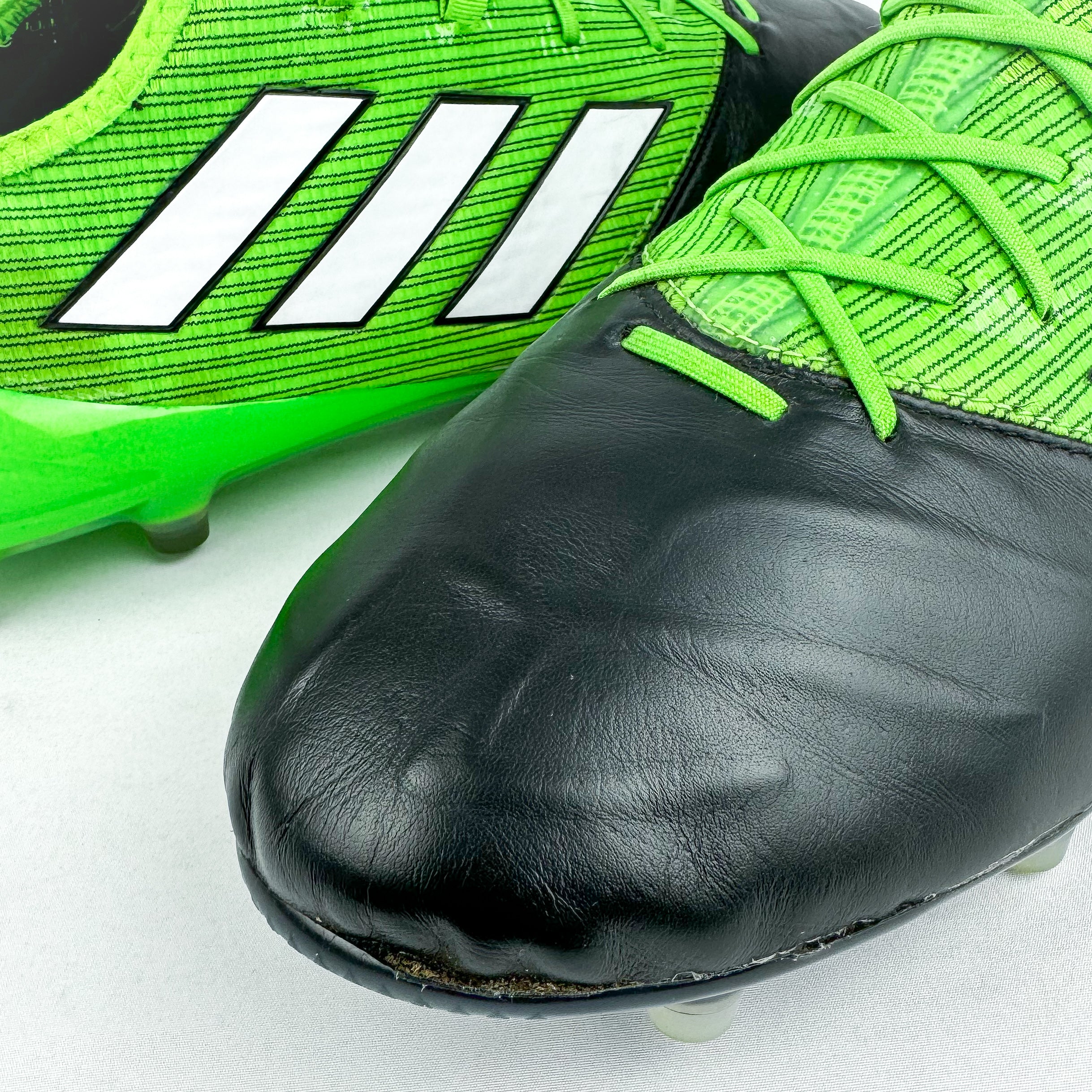 Adidas Ace 17.1 Leather FG - Solar Green/White/Black *Pre
