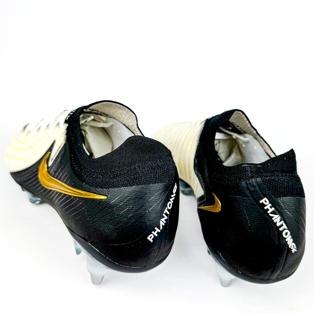 Nike Phantom GX II Elite SG-Pro - Player Edition - White/Metallic Gold Coin/Black *In Box*