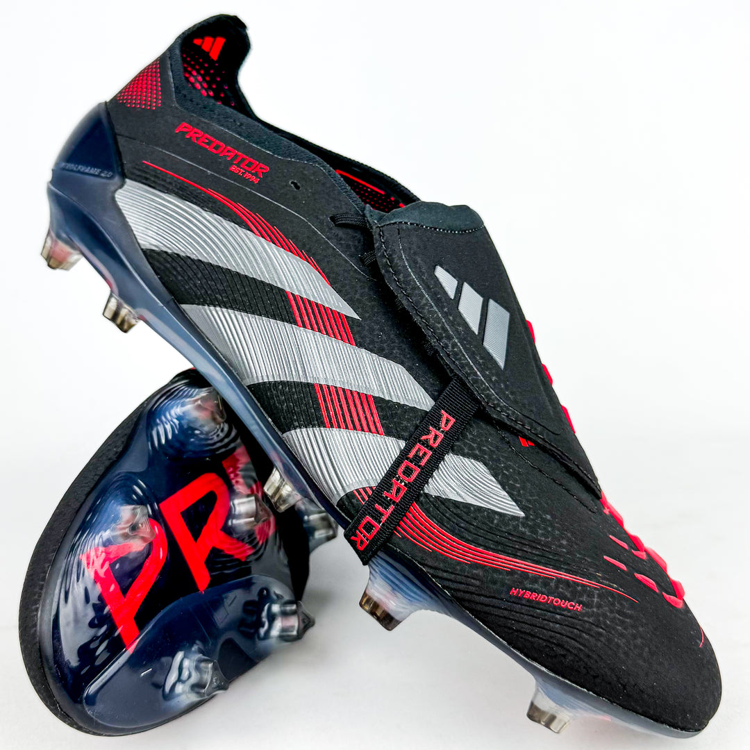 Adidas Predator Elite Tongue FT FG - Core Black/Grey Four/Lucid Red *In Box*