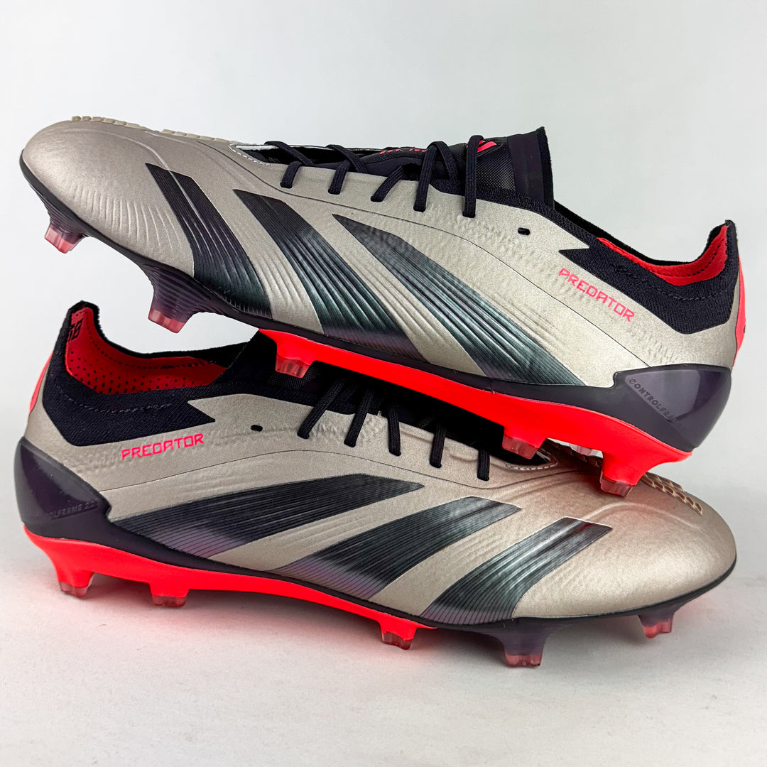 Adidas Predator Elite FG - Platinum Metallic/Aurora Black/Carbon *In Box*