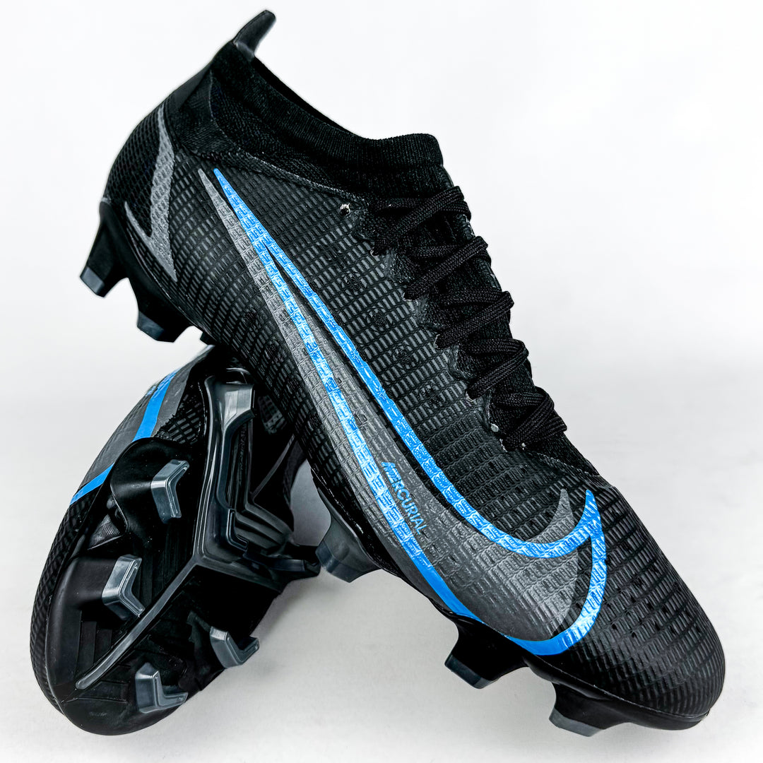 Nike Mercurial Vapor 14 Pro FG - Black/Iron Grey/Baby Blue *Brand New*