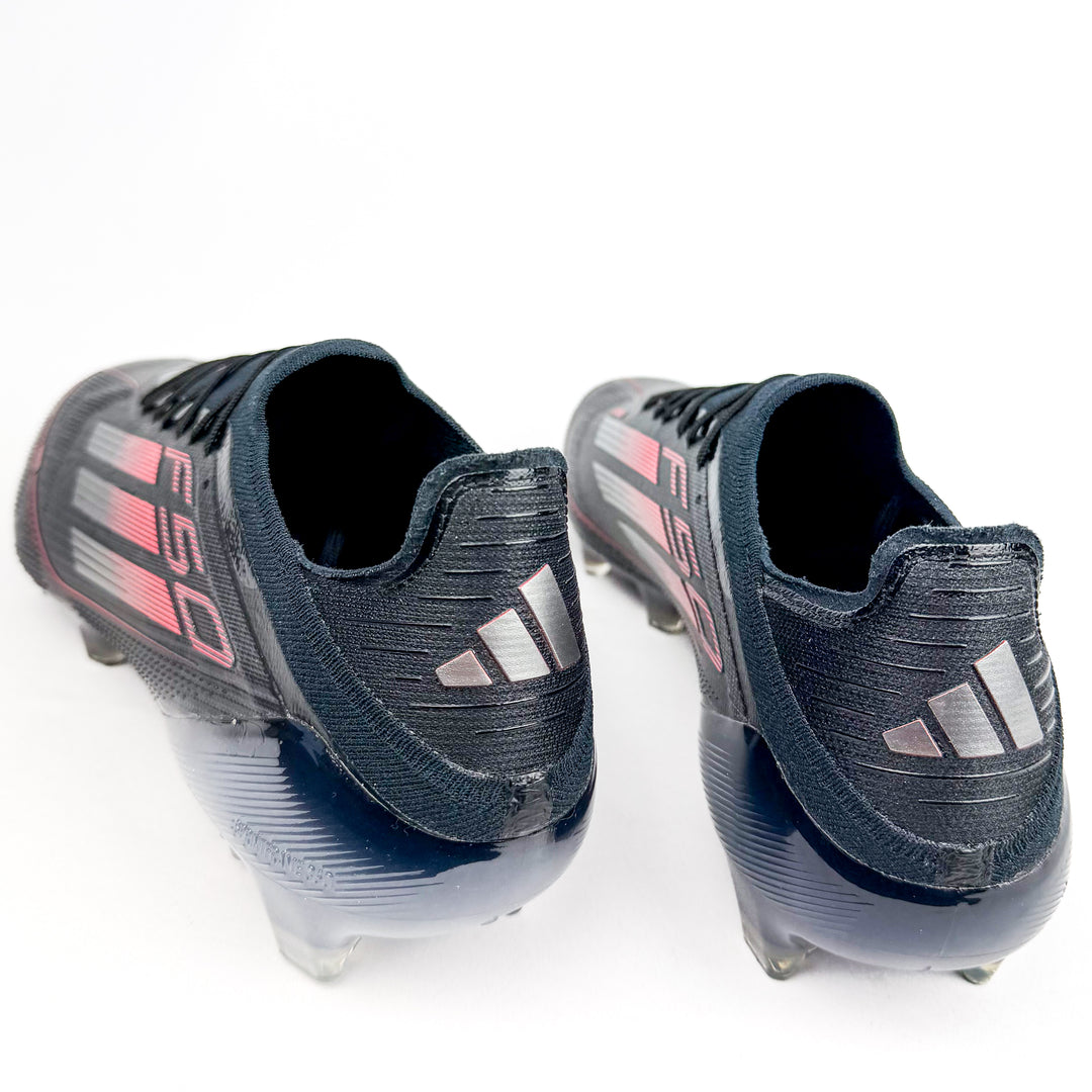 Adidas F50 Elite FG - Black/Iron Metallic/Lucid Red *Rodrygo Custom*