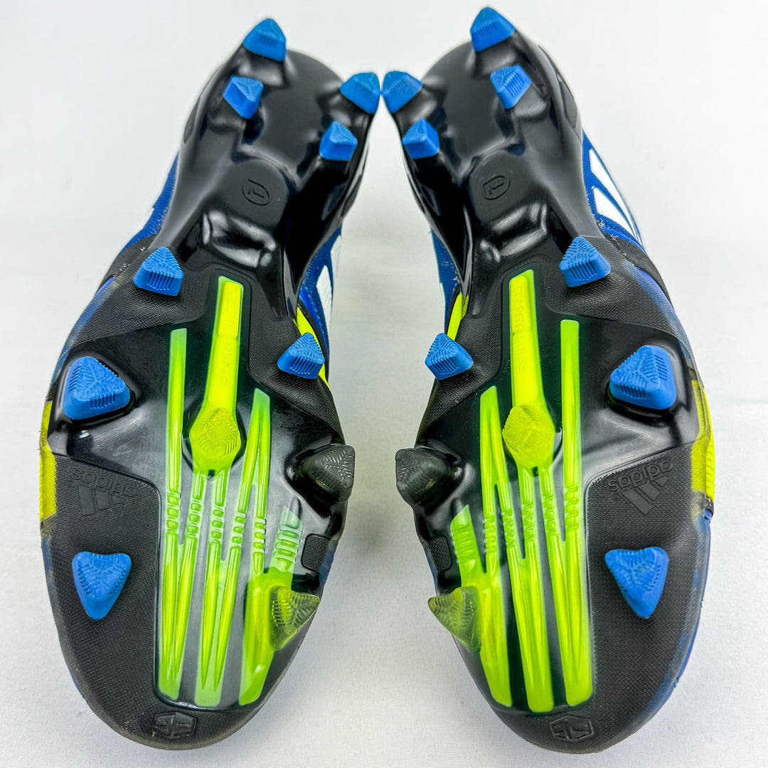 Adidas Nitrocharge 1.0 FG - Blue/Electricity Yellow/White/Black *Wore Once*