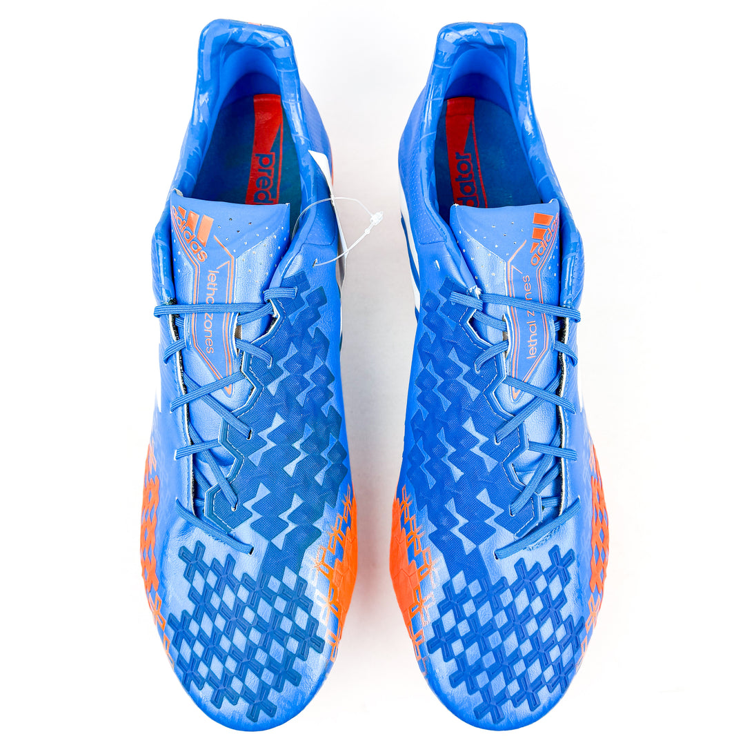 Adidas Predator LZ II FG - Blue/Orange/ White *Brand New*