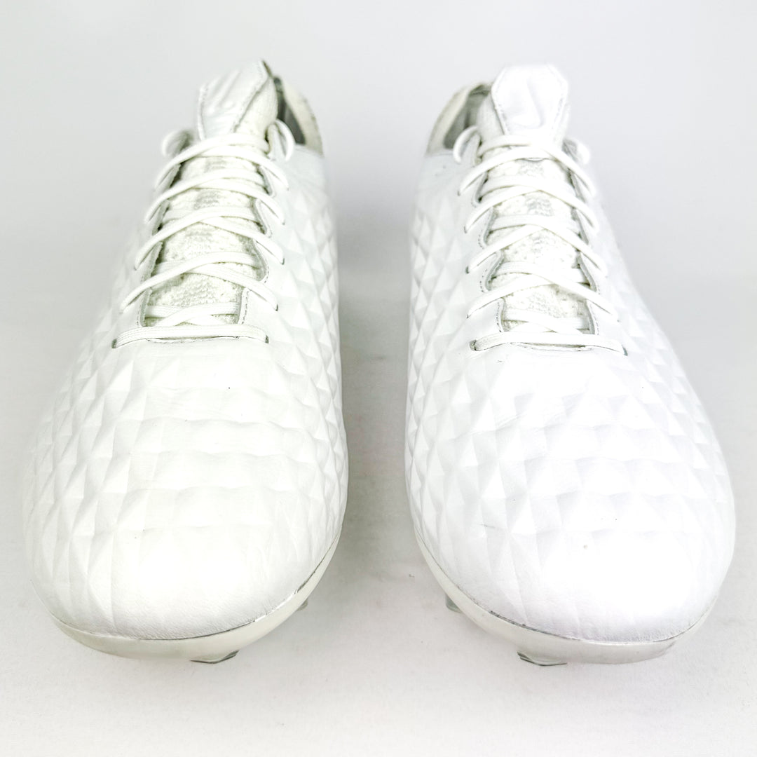 Nike Tiempo Legend VIII Elite FG - White/Pure Platinum/Wolf Grey *Brand New*