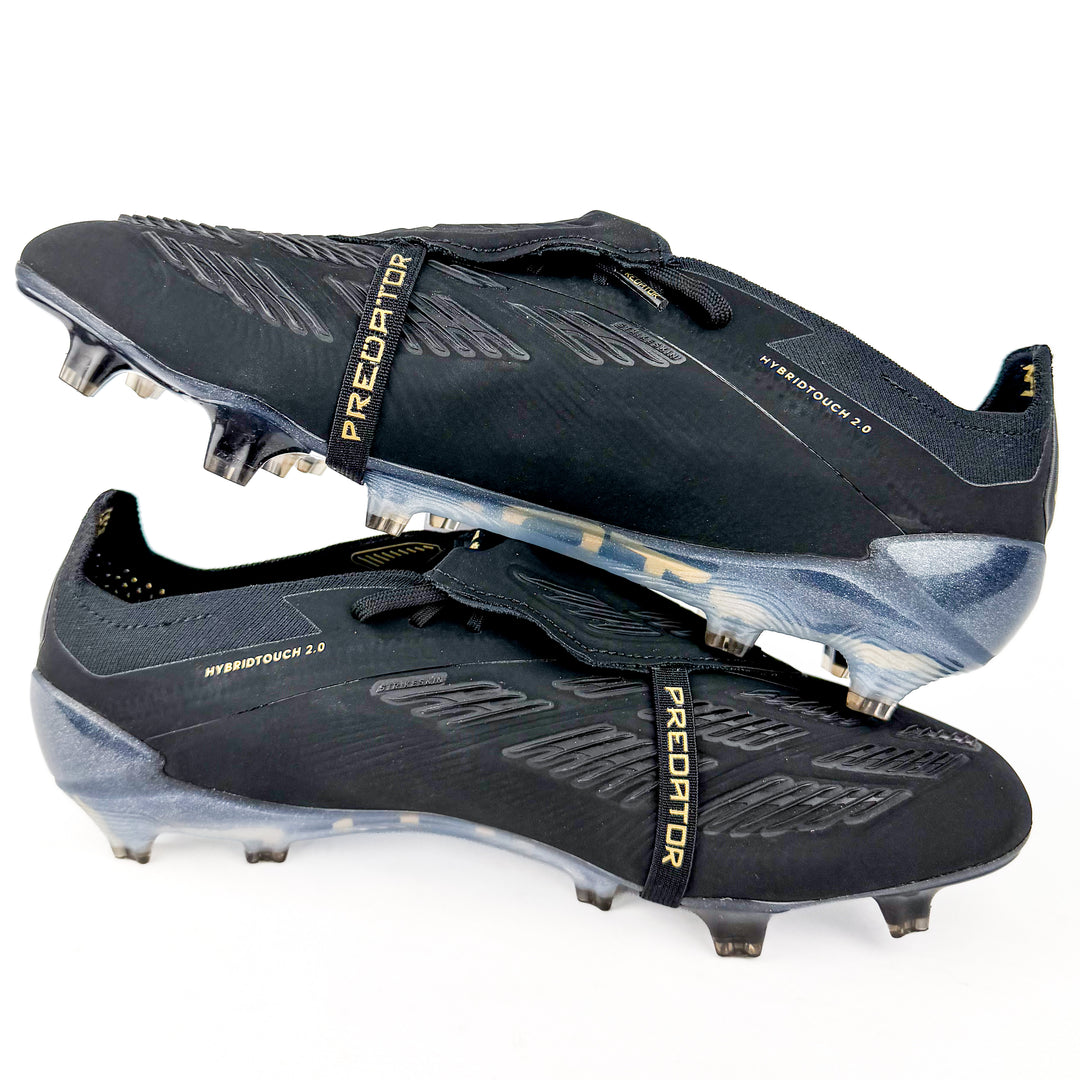 Adidas Predator Elite FT Tongue FG - Core Black/Gold Metallic/Carbon *Brand New*
