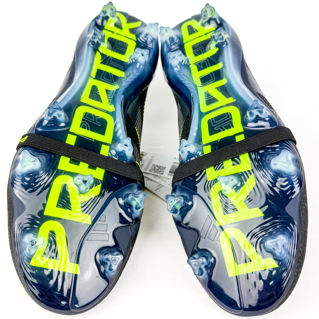 Adidas Predator Elite Tongue FT FG - Core Black/Carbon/Lucid Lemon *In Box*