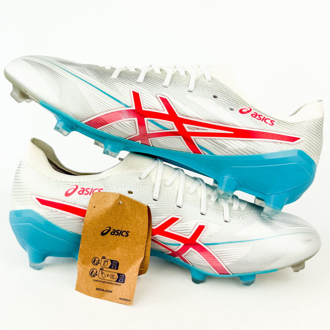ASICS Menace 5 FG - White/Red/ASICS Blue *Brand New*