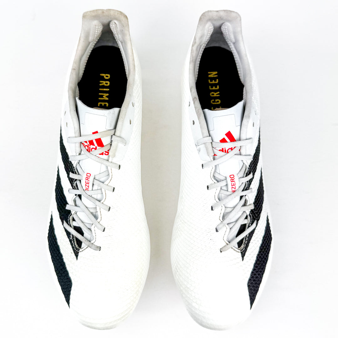 Adidas Adizero RS7 SG - White/Core Black/Solar Red *Wore Once*