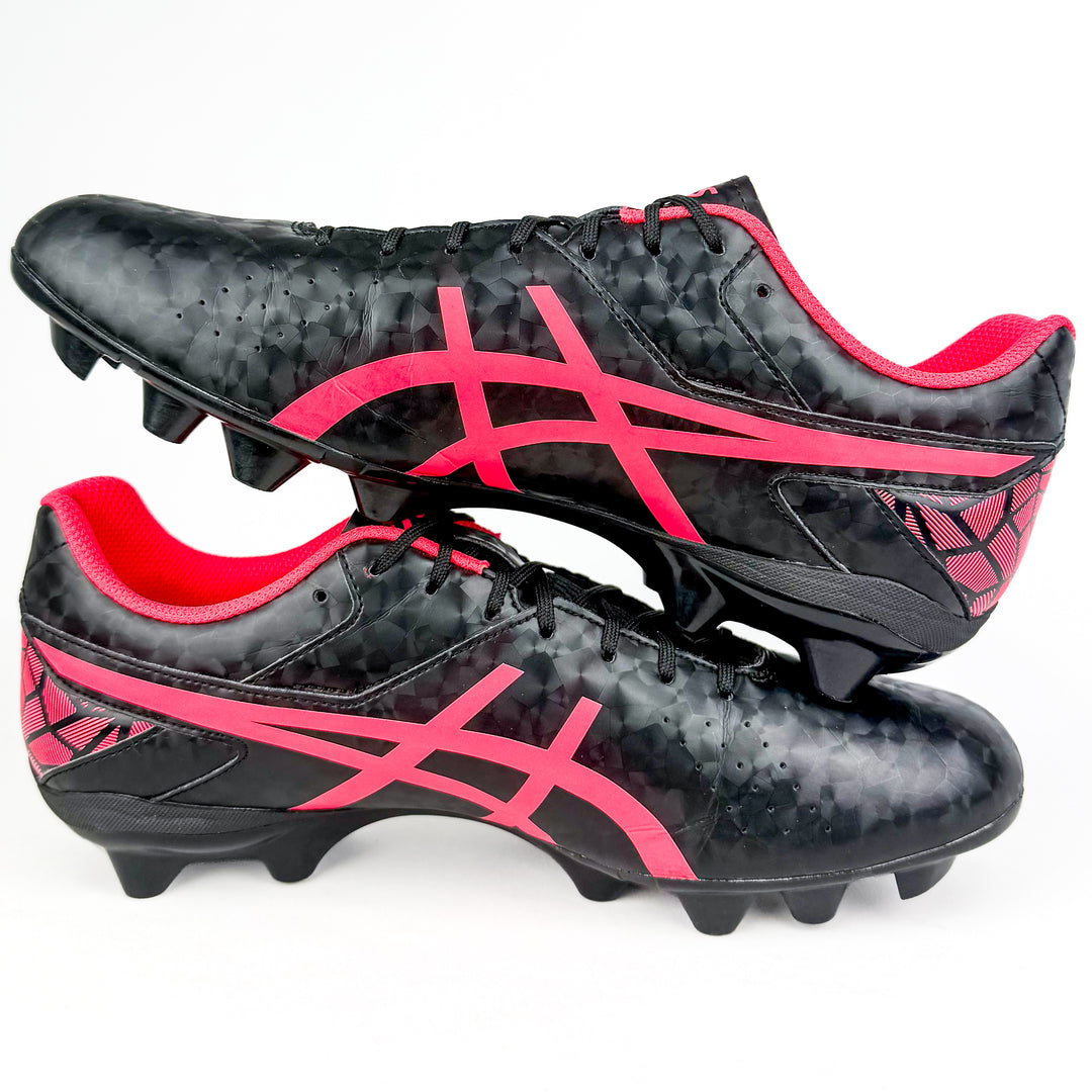 ASICS Lethal Speed RS FG - Black/Coral Red *As New*