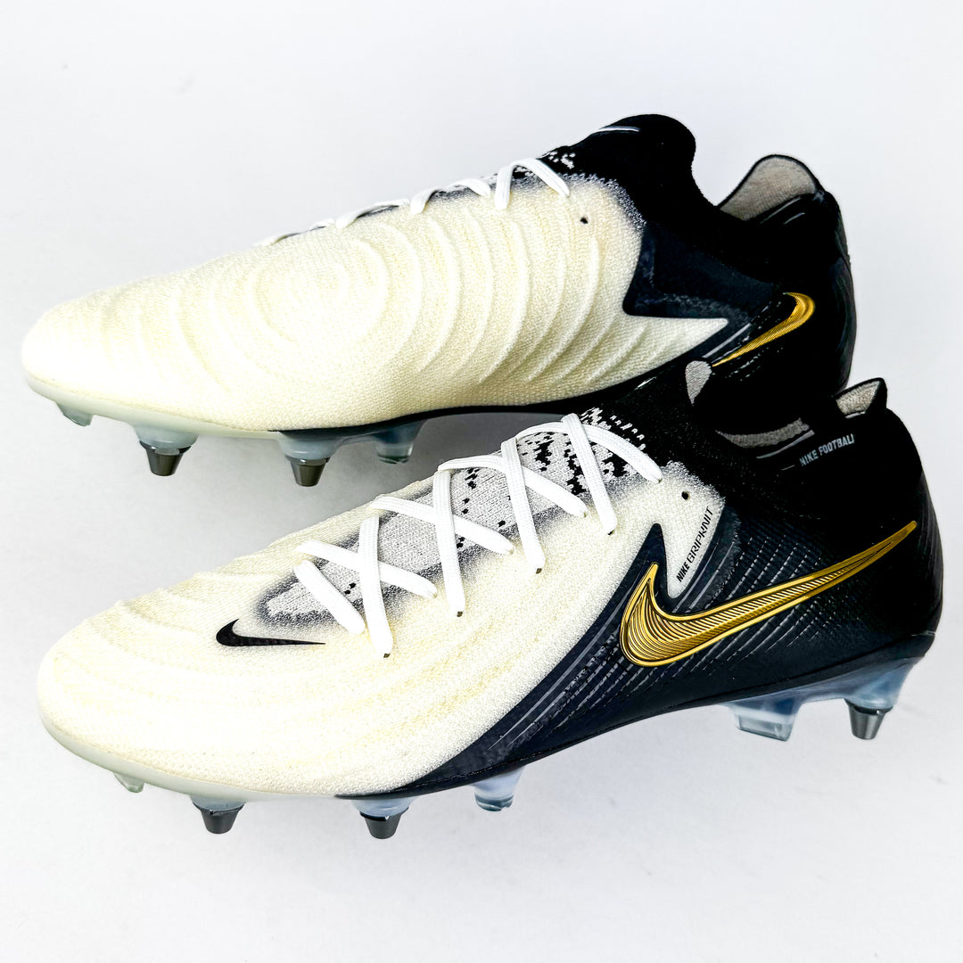Nike Phantom GX II Elite SG-Pro - Player Edition - White/Metallic Gold Coin/Black *In Box*